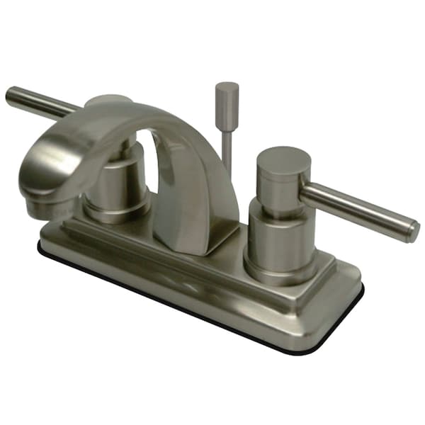 KS4648DL 4" Centerset Bathroom Faucet, Brushed Nickel
